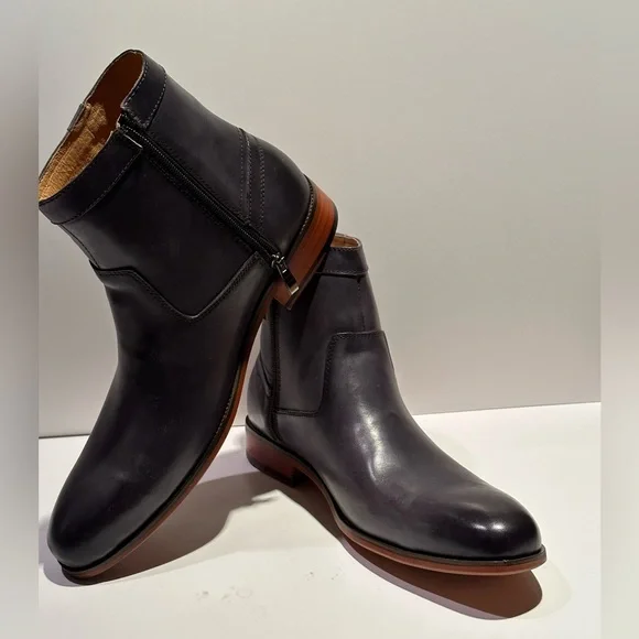 Shoes | Gino Vitale Men Dress Boots Size 1 Excellent 